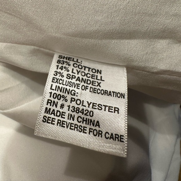 Etcetera Floral Embroidered White Jacket size 4 - Picture 10 of 11